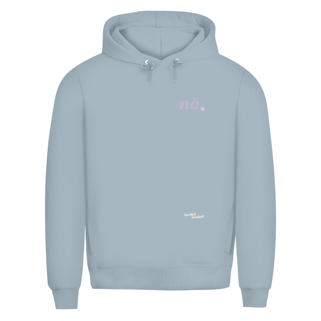Premium unisex Hoodie "nö." – Für Momente ohne Worte