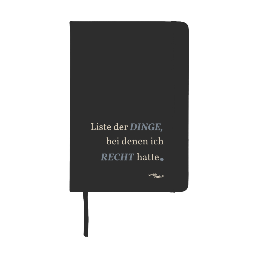 Notizbuch „Prokrastinieren“ – A5 Hardcover Notizbuch