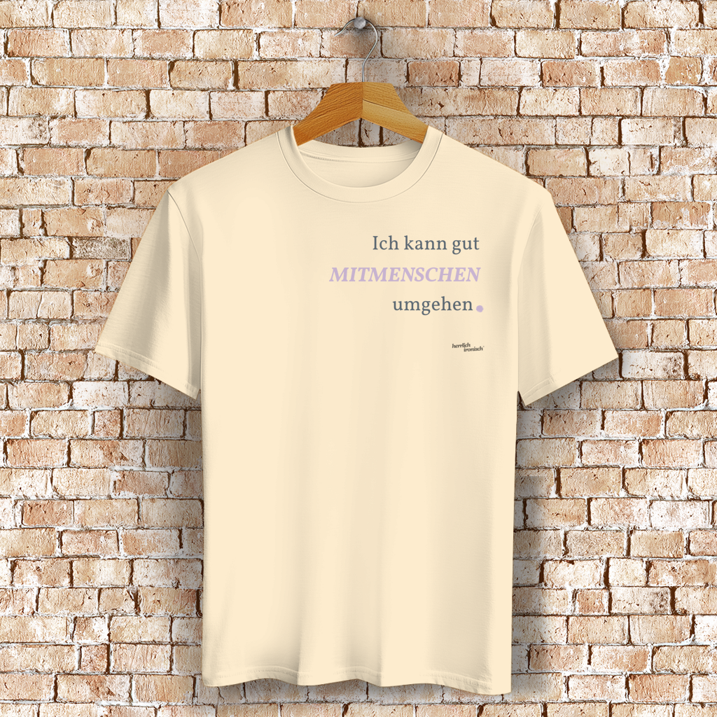 Mitmenschen umgehen – Unisex Basic T-Shirt