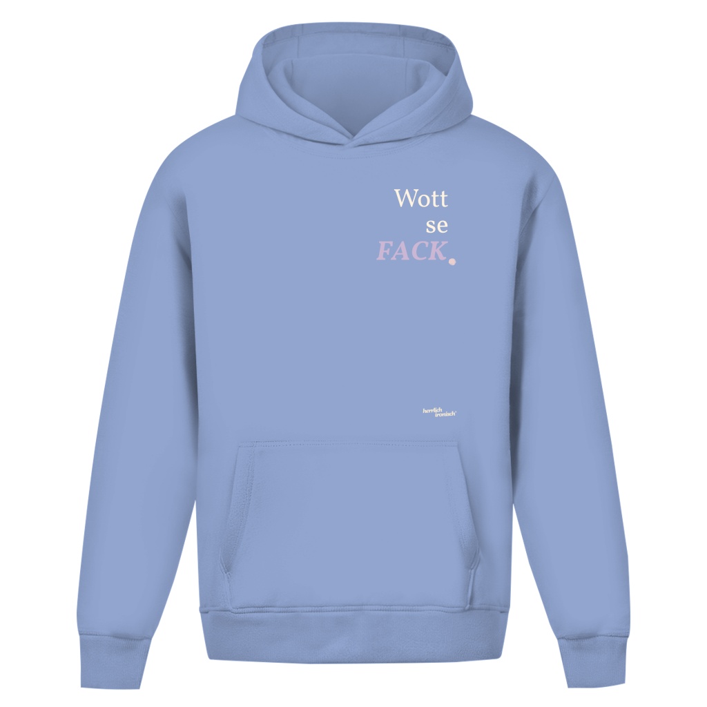WottseFACK – Oversize Unisex Hoodie – Premium