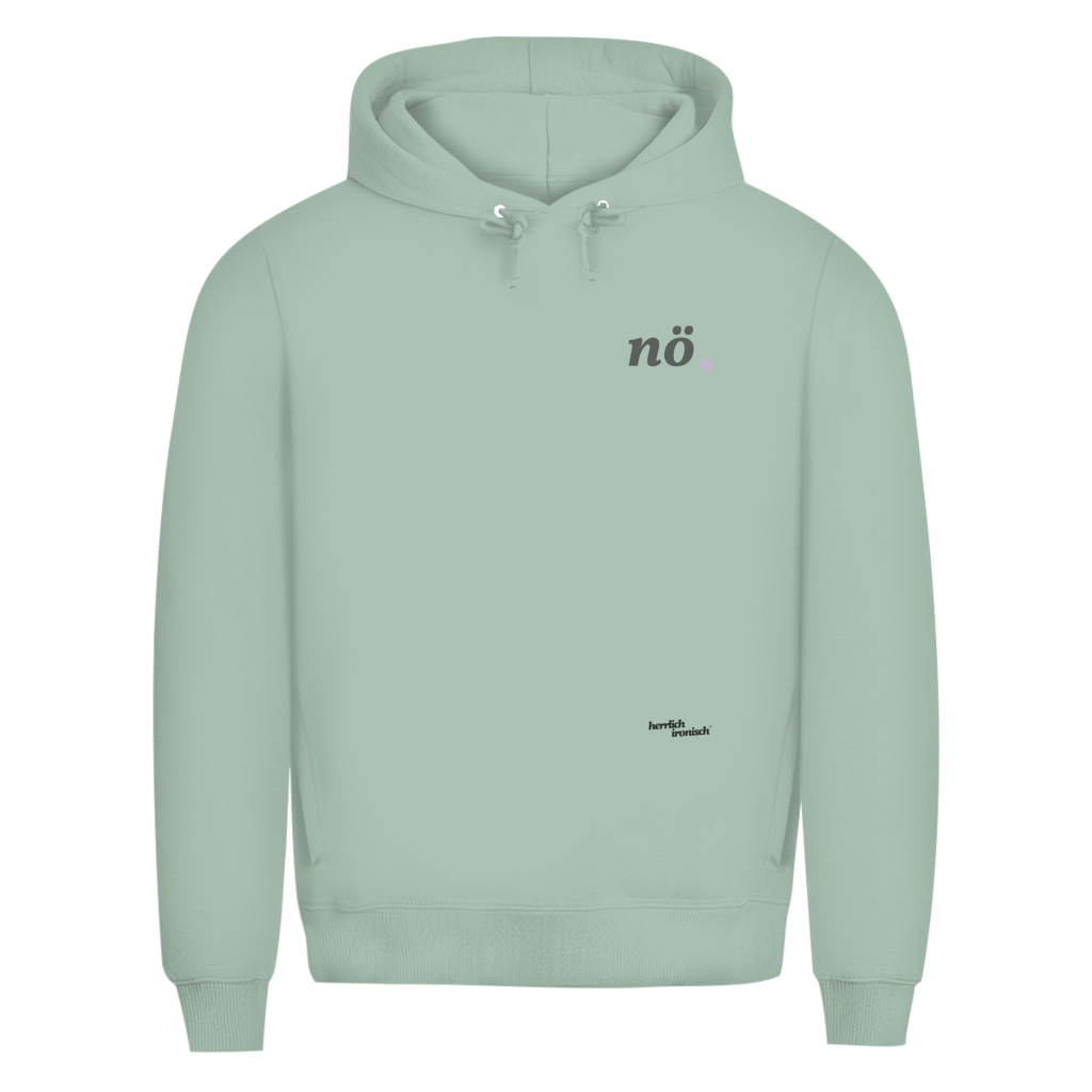 Premium unisex Hoodie "nö." – Für Momente ohne Worte