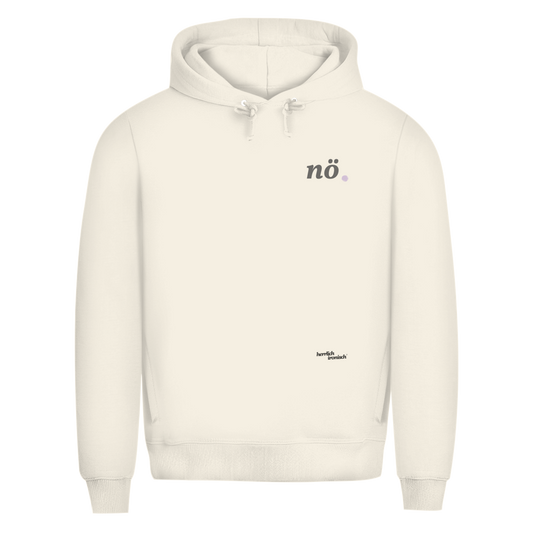 Premium unisex Hoodie "nö." – Für Momente ohne Worte