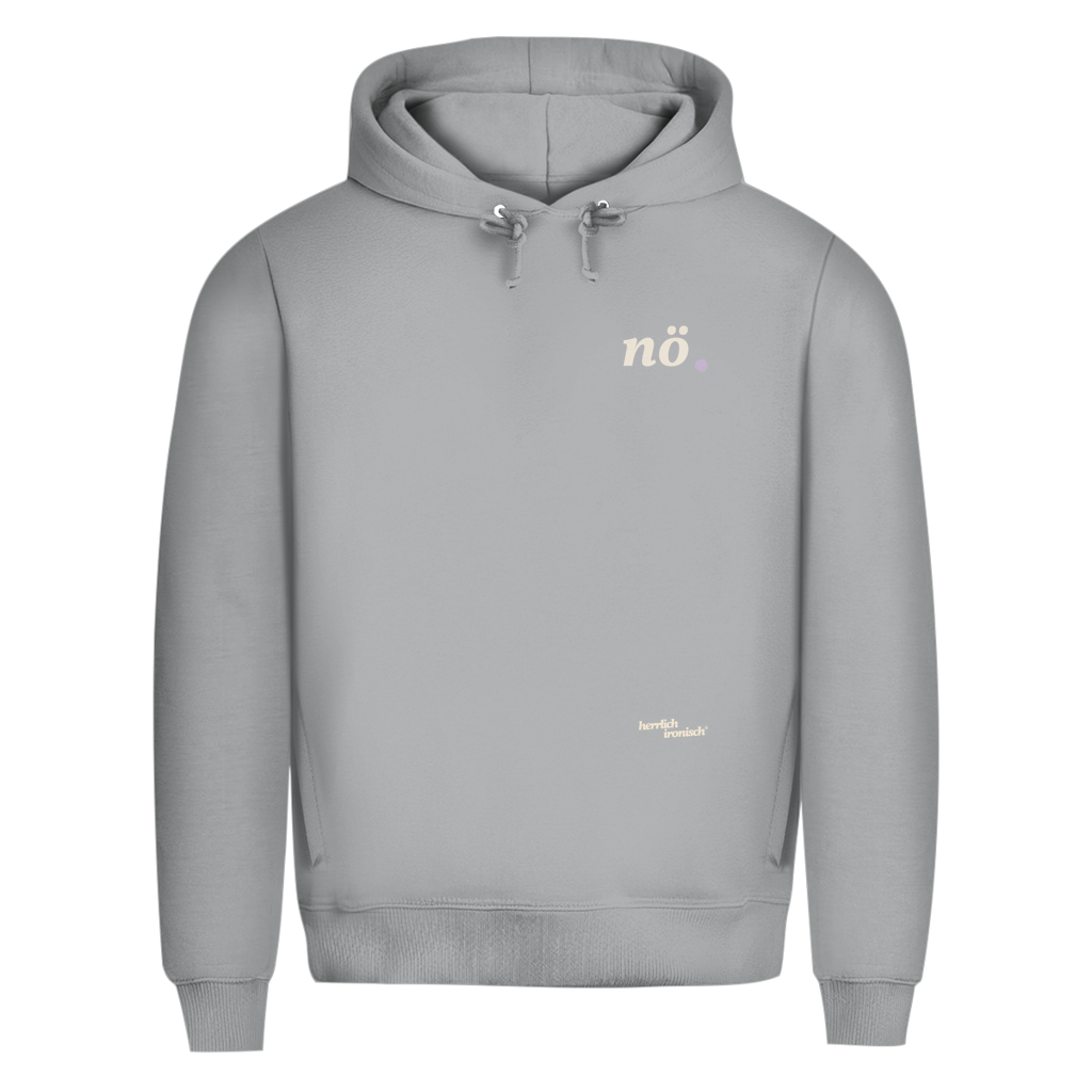 Premium unisex Hoodie "nö." – Für Momente ohne Worte