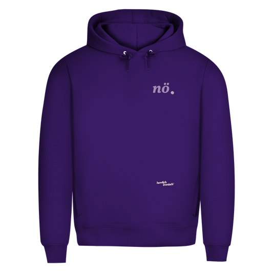 Premium unisex Hoodie "nö." – Für Momente ohne Worte