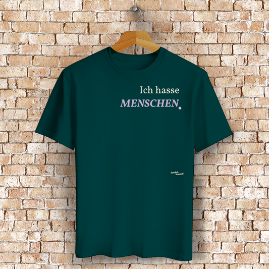 Ich hasse Menschen – Unisex Basic T-Shirt