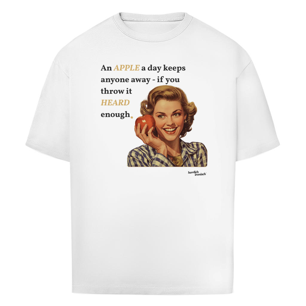 An Apple a Day – Oversize Unisex T-Shirt