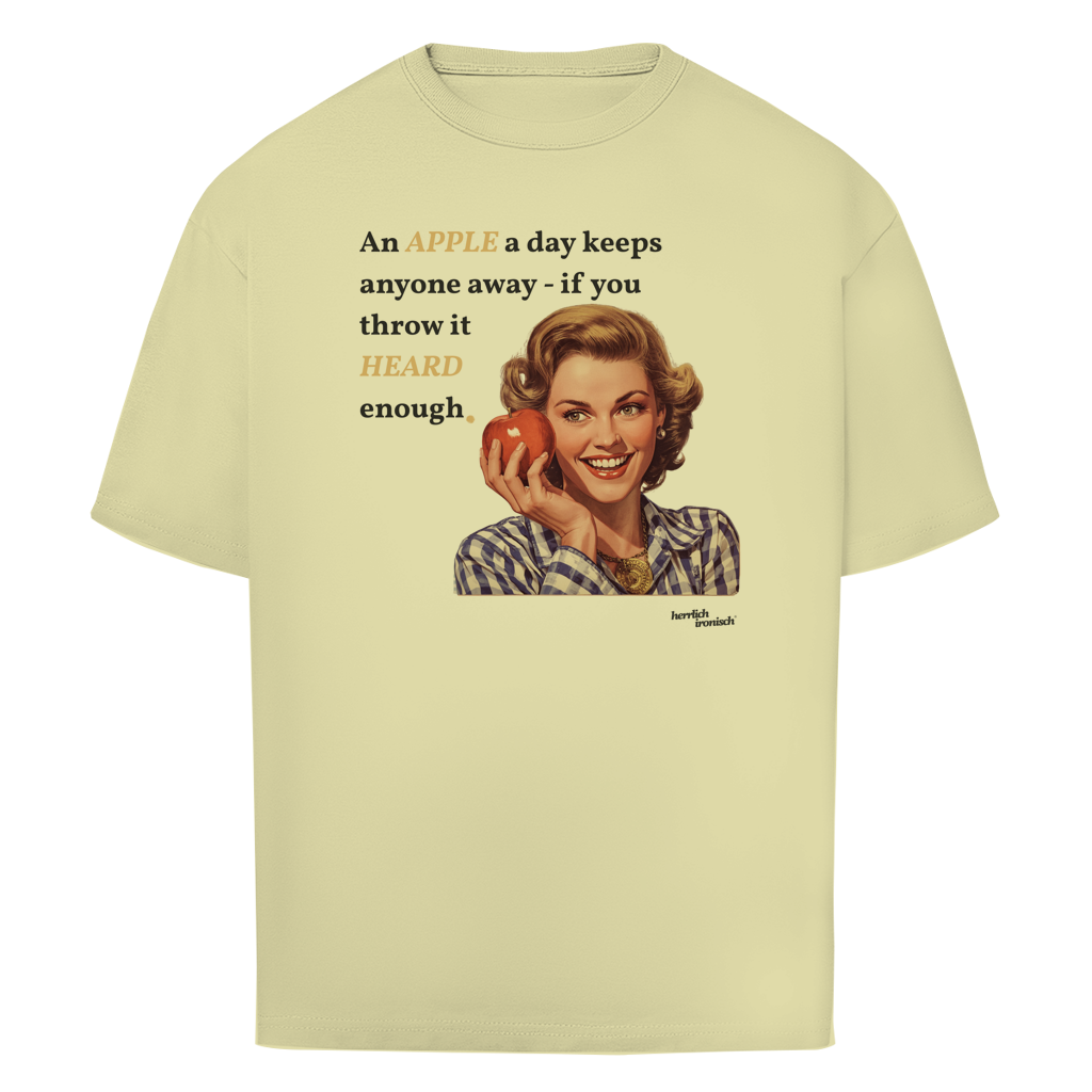 An Apple a Day – Oversize Unisex T-Shirt
