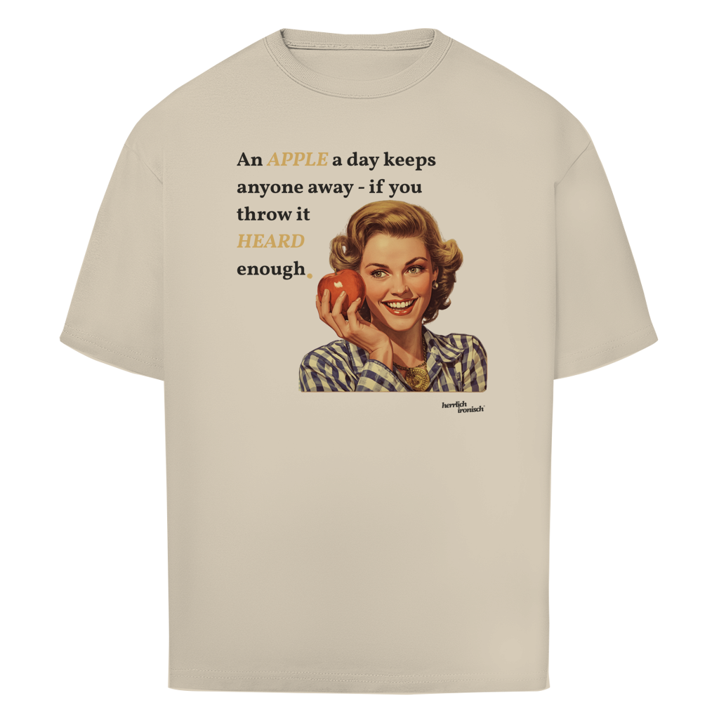 An Apple a Day – Oversize Unisex T-Shirt