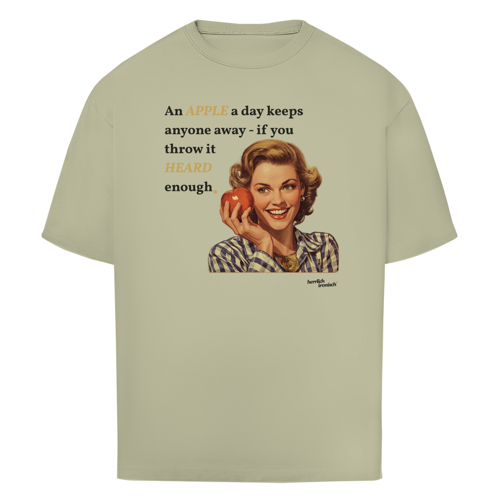 An Apple a Day – Oversize Unisex T-Shirt