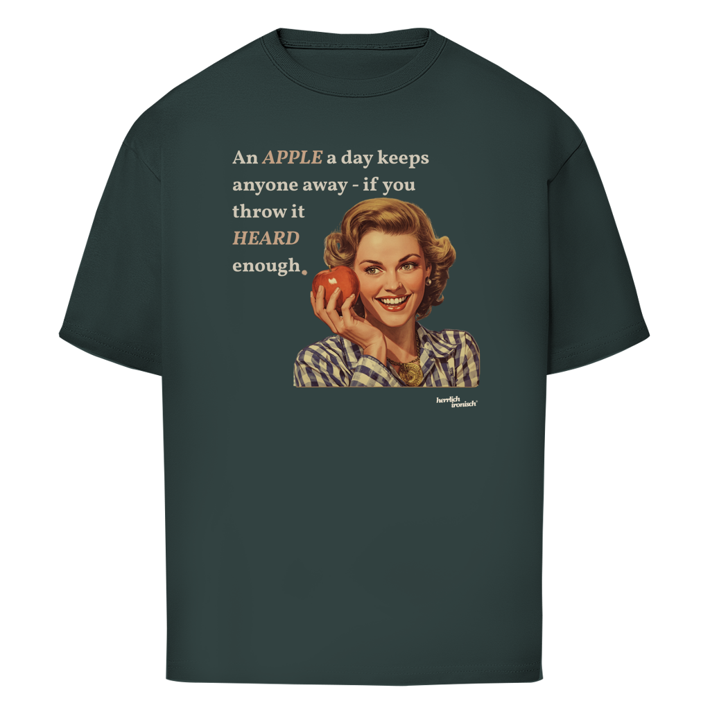 An Apple a Day – Oversize Unisex T-Shirt