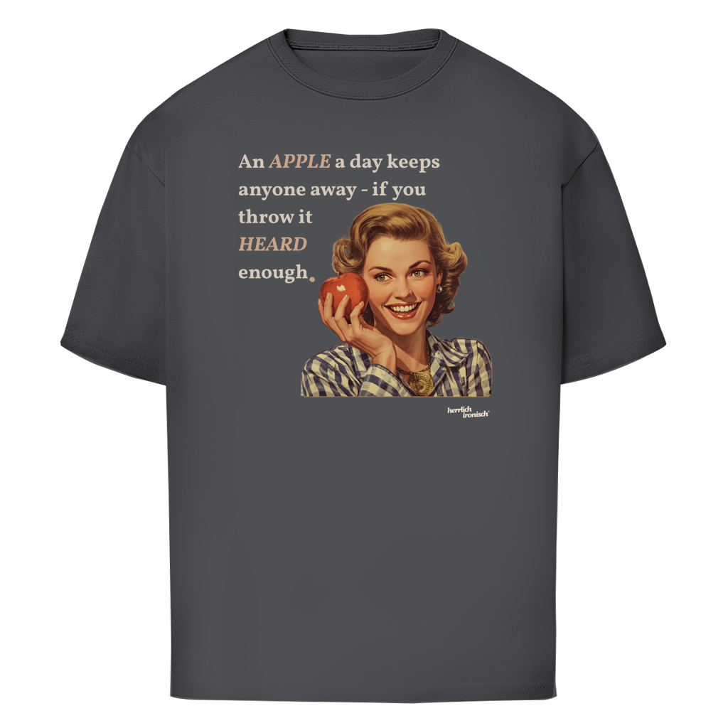 An Apple a Day – Oversize Unisex T-Shirt