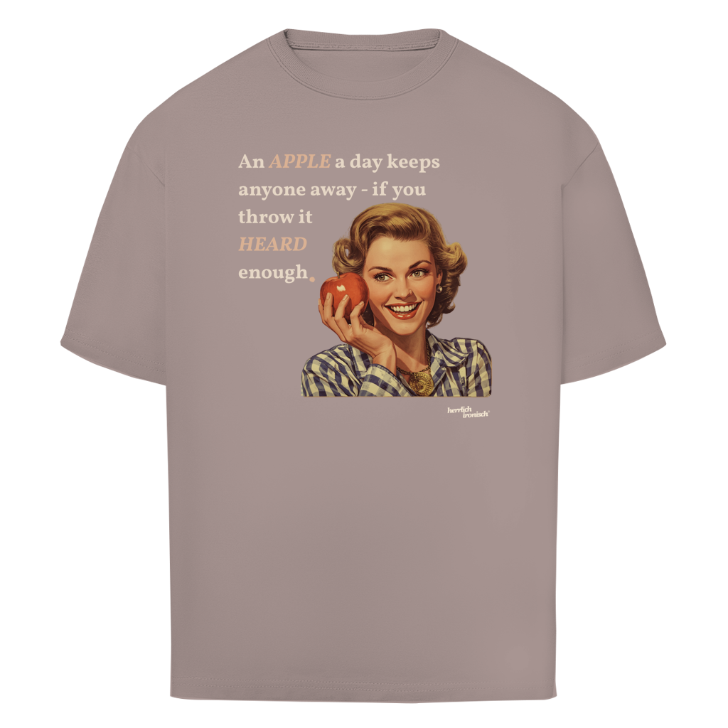 An Apple a Day – Oversize Unisex T-Shirt