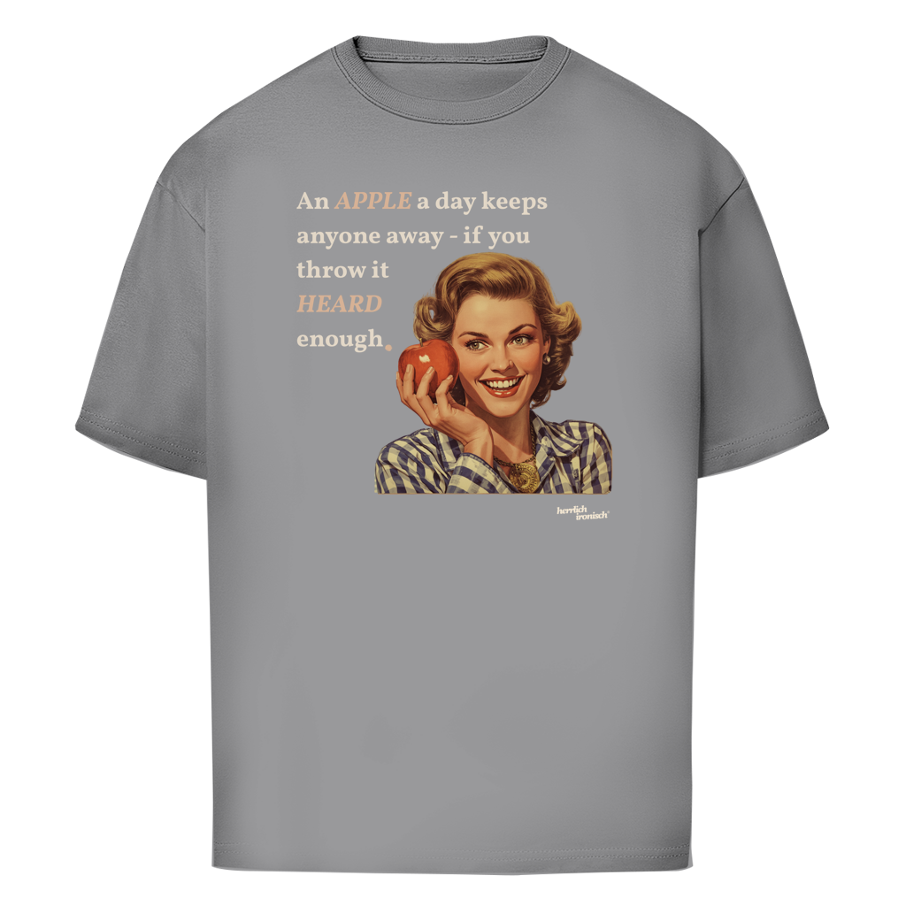 An Apple a Day – Oversize Unisex T-Shirt