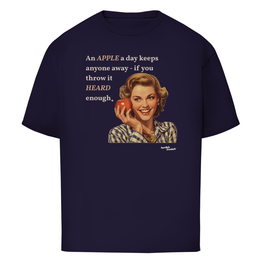 An Apple a Day – Oversize Unisex T-Shirt