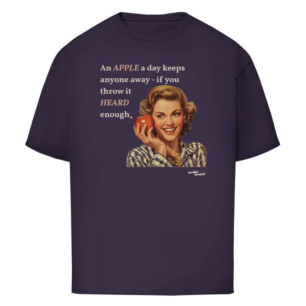 An Apple a Day – Oversize Unisex T-Shirt