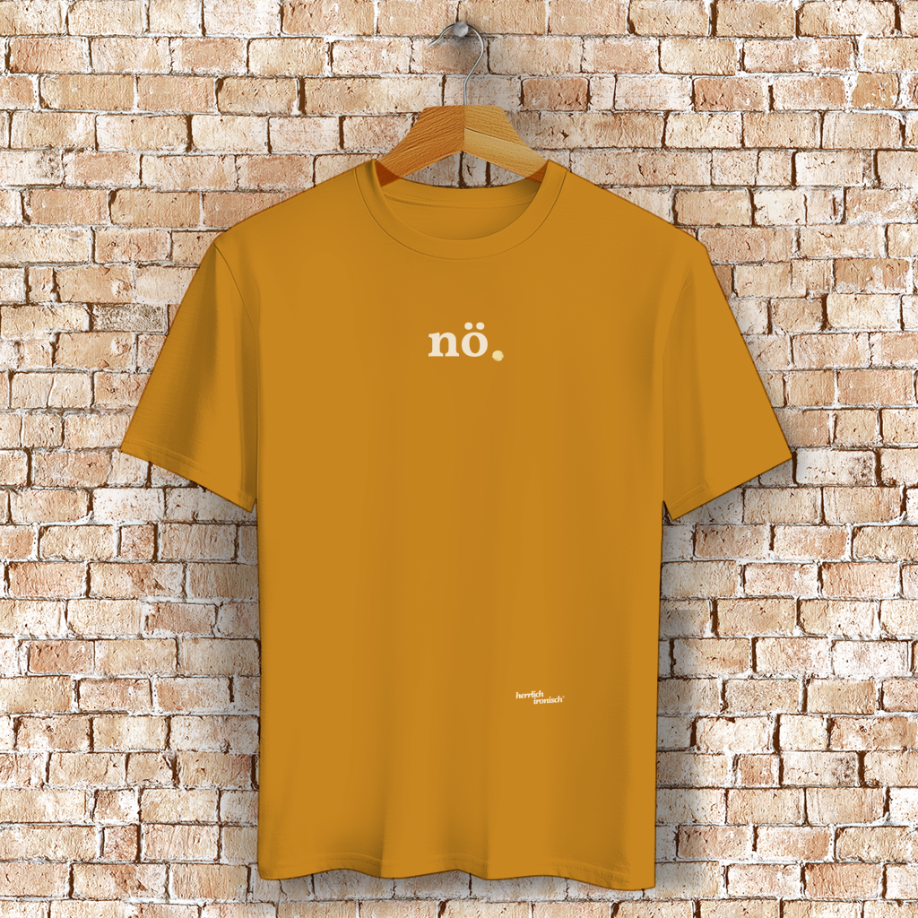 Nö. – Unisex Basic T-Shirt (Druck creme)