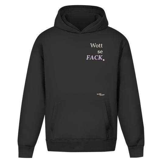 WottseFACK – Oversize Unisex Hoodie – Premium