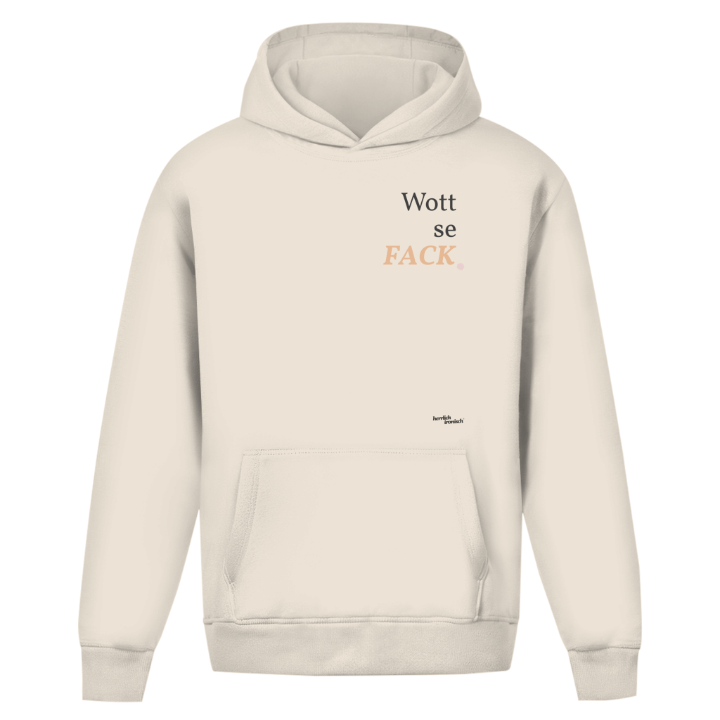WottseFACK – Oversize Unisex Hoodie – Premium
