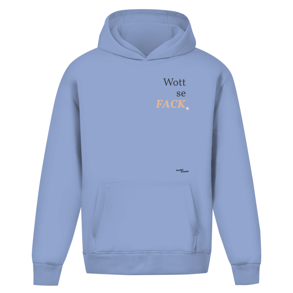 WottseFACK – Oversize Unisex Hoodie – Premium