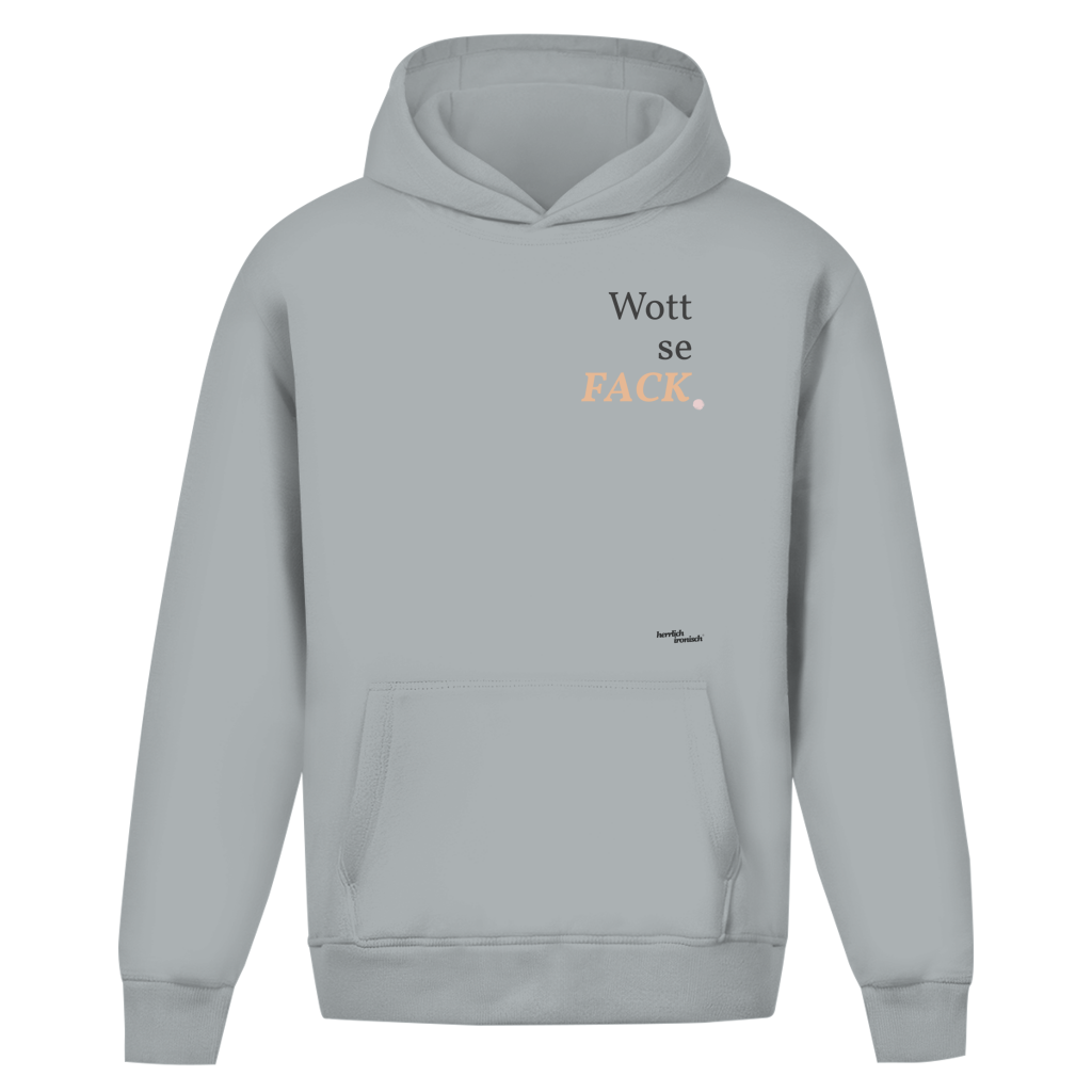 WottseFACK – Oversize Unisex Hoodie – Premium