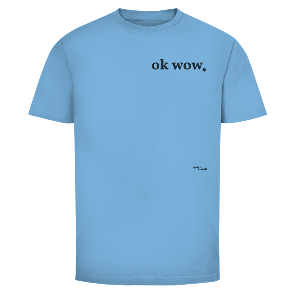 ok wow. – Unisex T-Shirt – kleiner Preis
