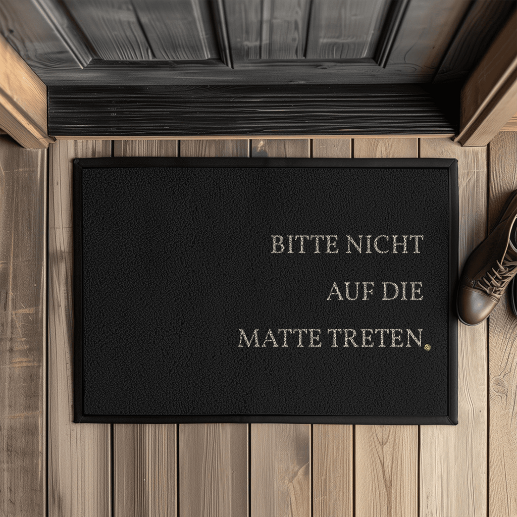 Bitte nicht auf die Matte treten – Lustige Fußmatte