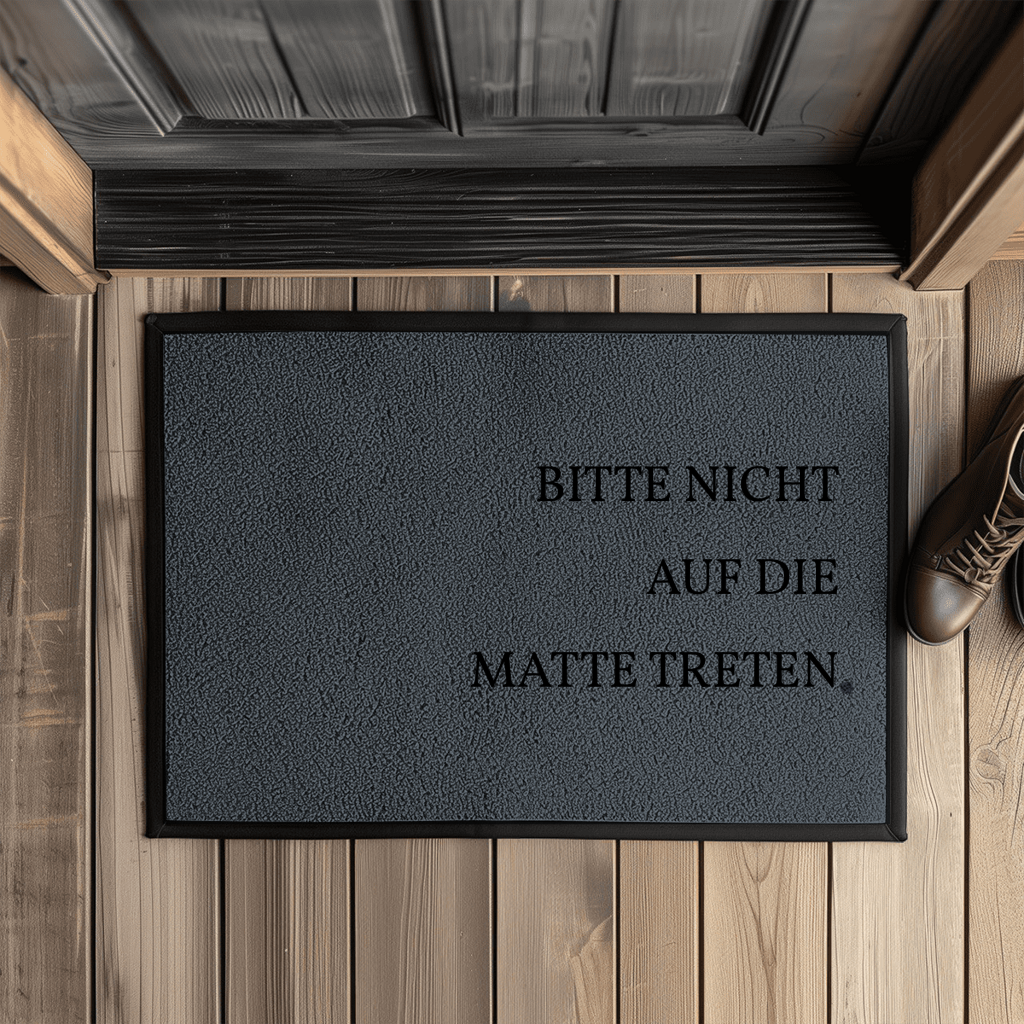 Bitte nicht auf die Matte treten – Lustige Fußmatte